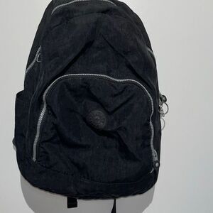Kipling Women's Black Carmine Padded Shoulder Strap Backpack Handbag